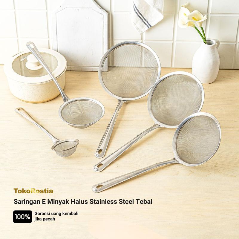 Saringan E Minyak Halus Stainless Steel Tebal 0