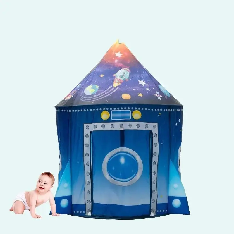 Lều đồ chơi cỡ lớn cho bé lều TÊN LỬA nhà banh đa chức năng có thể làm đồ chơi trong nhà