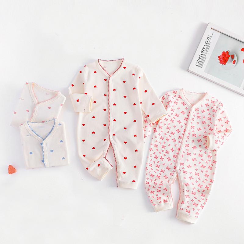 Bodysuit Body dài tay thun cotton Quảng Châu cho bé trai bé gái hàng xuất Hàn Jumpsuit SLT40