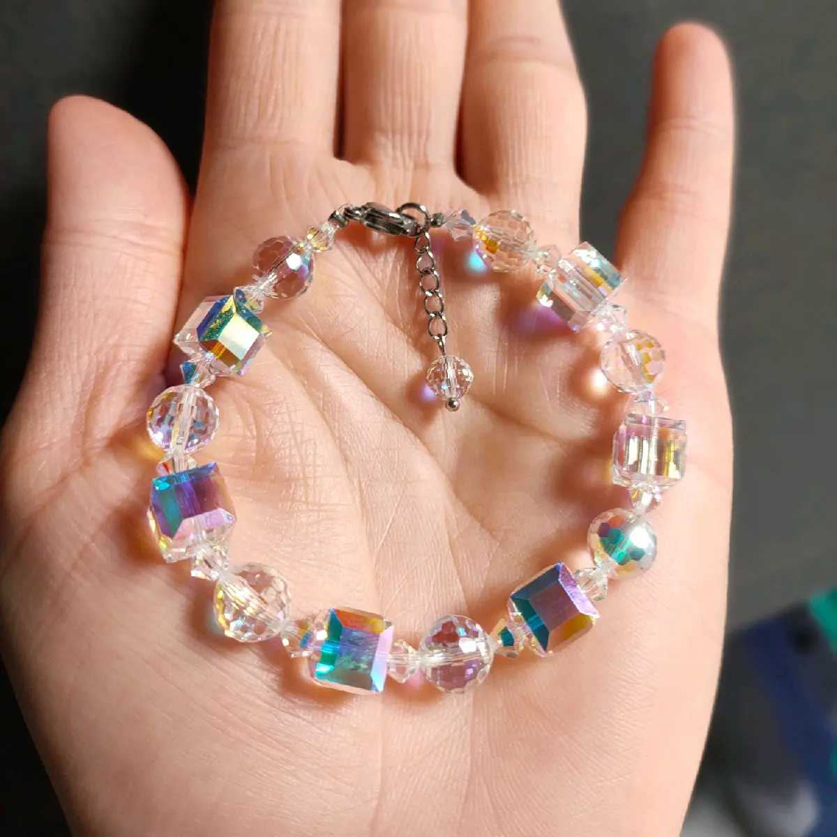 Vòng Tay Pha Lê Swarovki Áo Thiết Kế Handmade