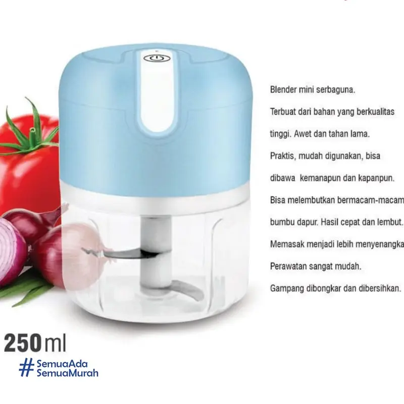 Blender Portable Mini USB - Chopper Alat Penggiling Bumbu Dapur 4
