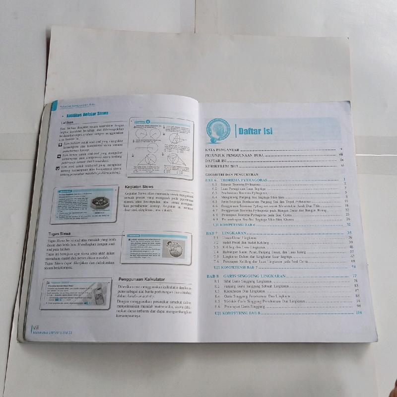 BUKU MATEMATIKA SMP MTS KLS VIII 2B K13 M CHOLIK ADINAWAN ERLANGGA Soft Cover 1