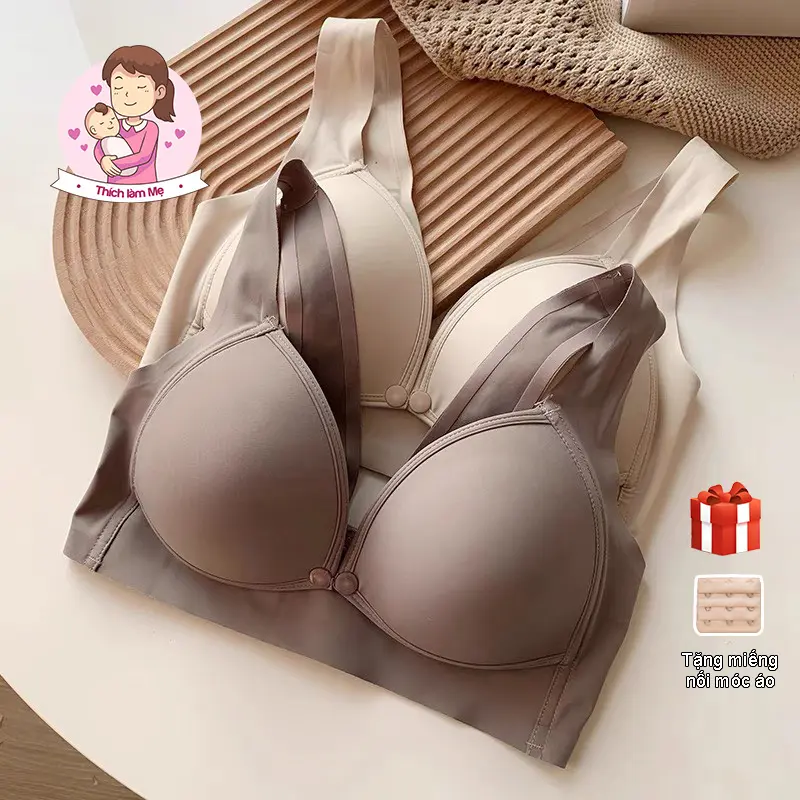 Áo lót bầu cho con bú Su Non, mềm mịn mát, không gọng nâng ngực chống chảy xệ, hàng đẹp cao cấp 165
