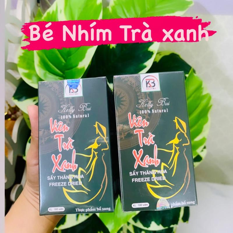 Trà - 2 Hộp Viên Trà Xanh Không đường