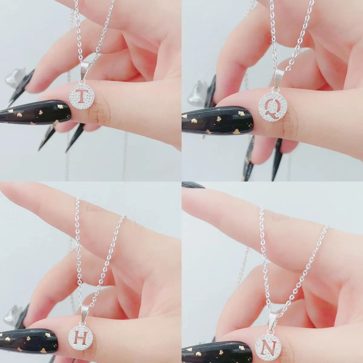 Dây mặt chữ cái Women Dây Chuyền
