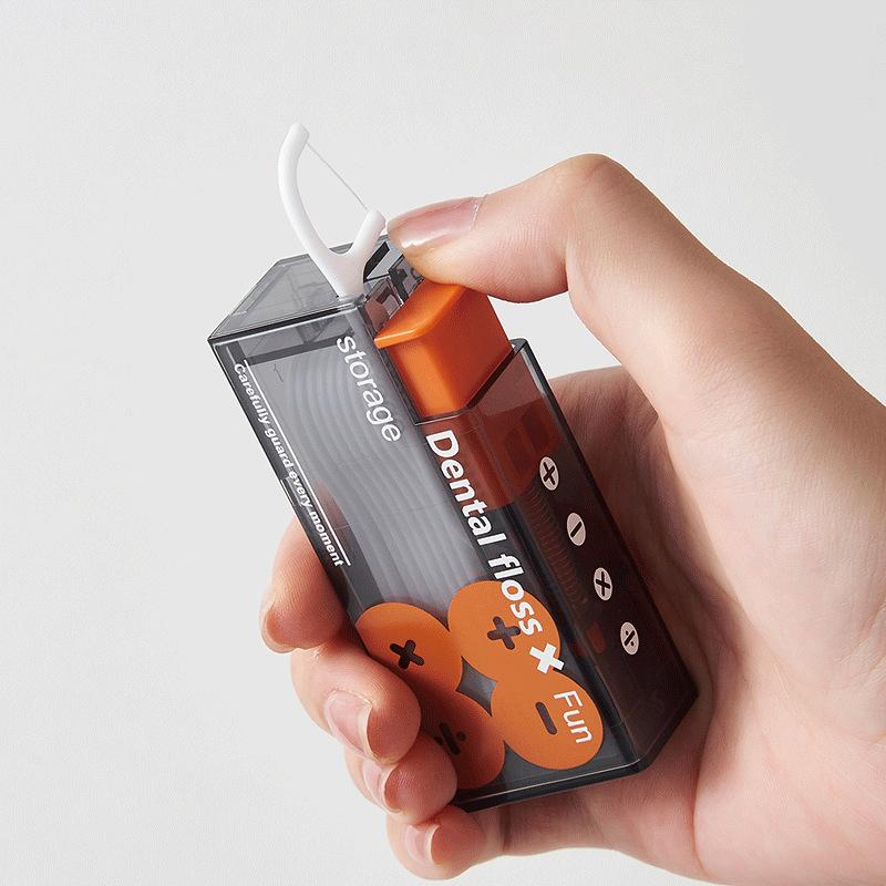 Hộp Đựng Chỉ Nha Khoa, Chứa 10 Chiếc Chỉ Nha Khoa, Tự Động Có Thể Nạp Lại, Chăm Sóc Vệ Sinh Răng Miệng, Chỉ Nha Khoa, Có Dụng Cụ Nhặt Chỉ Nha Khoa 0