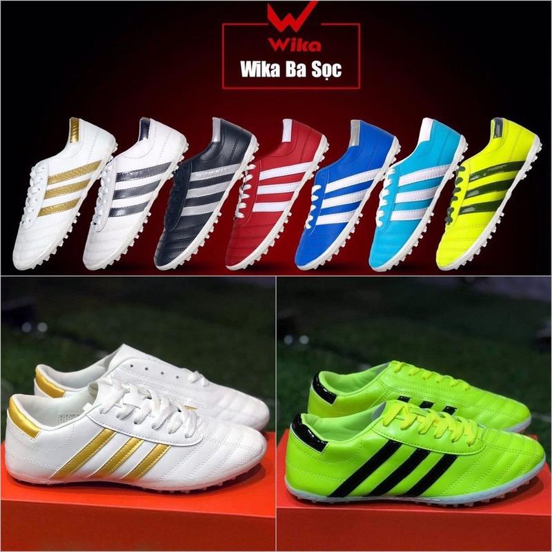 Giày wika 3 sọc chính hãng ( Tặng băng cuốn  ) — đã khâu full toàn bộ đế