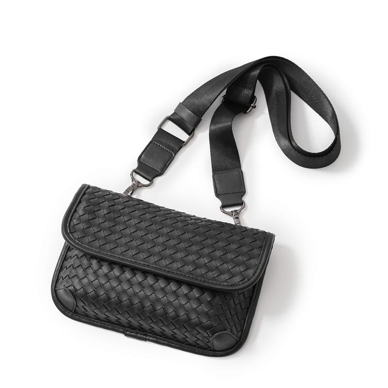 Product Introduction of Japan Fashion Braided Chest Bag Casual Shoulder Bag CrossBody Bag Tiger-head Bag 9