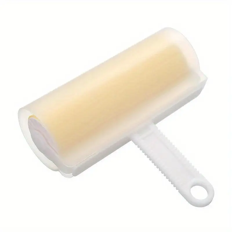 1pc Oversized Reusable Lint Roller - Washable, Multi-Color Sheets (Yellow, Pink, Blue), Ideal for Pet Hair & Dust Removal on Bedroom, Clothing, Bedding & Furniture, Lint Remover for Clothes 2