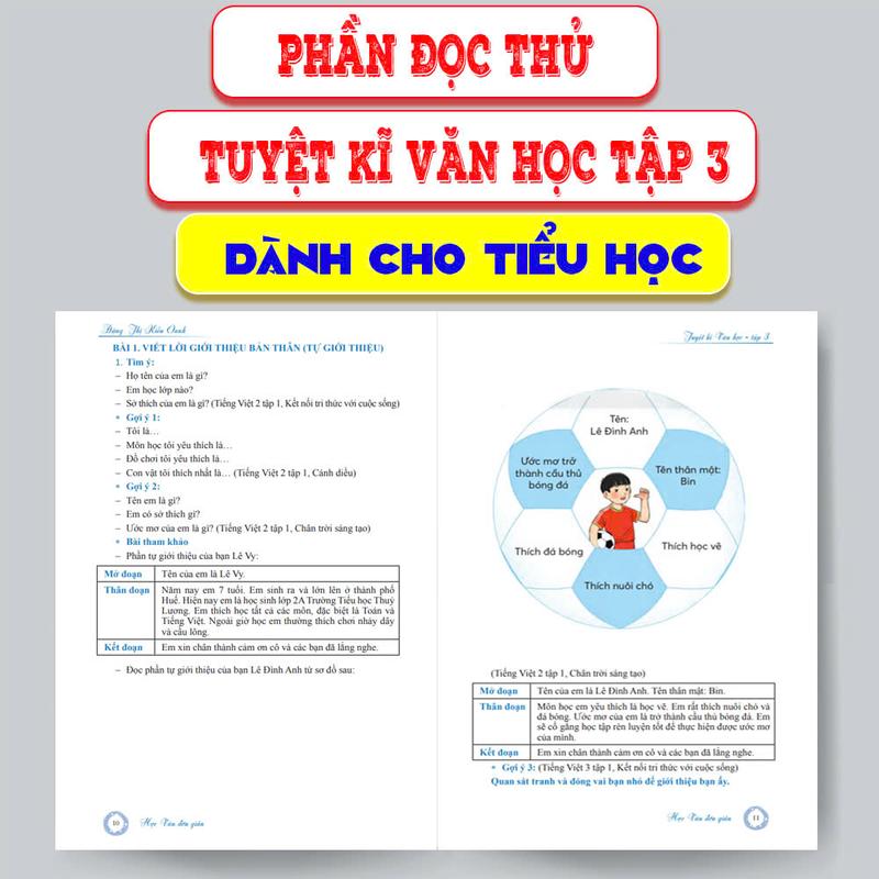 [PHIÊN BẢN TIỂU HỌC] SÁCH TUYỆT KĨ VĂN HỌC DÙNG TỪ LỚP 1 ĐẾN 5 - CHUNG 3 BỘ CHÂN TRỜI, CÁNH DIỀU, KẾT NỐI 6