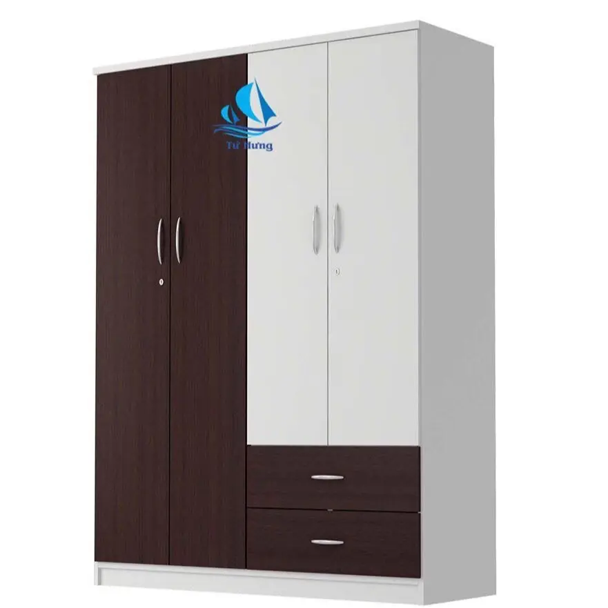 Tủ áo 4 cánh nhựa đài loan Bền chắc Chống nước