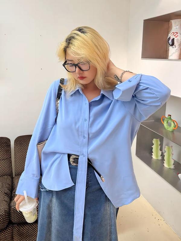 [Bigsize] Áo sơ mi cách diệu trẻ trung năng động hot trend đủ màu size từ 60-100kg (ảnh thật)