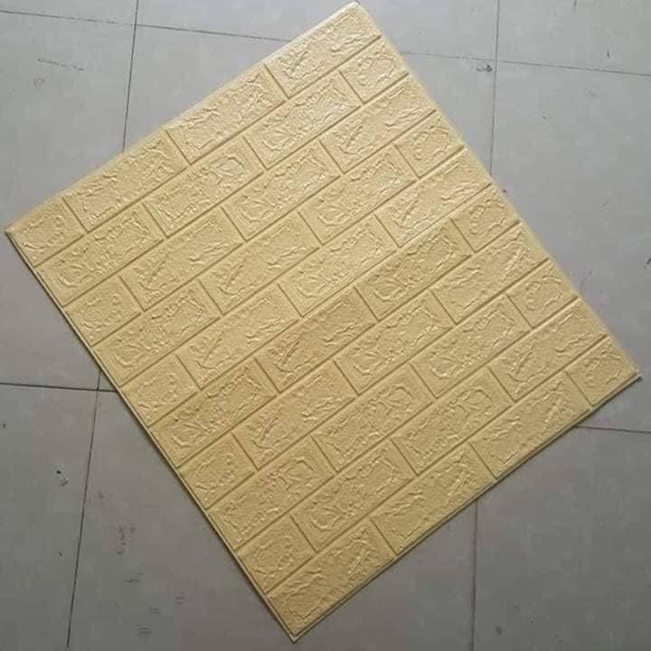 1 tấm xốp dán tường Vân gạch kích thước 70x77cm 8