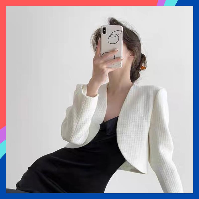 Áo dạ tweed khoác ngoài váy hai dây AK20 áo khoác ngoài nữ vải dạ tweed cao cấp sang trọng phù hợp đi tiệc đi chơi đi dạo phố áo  khoác gen