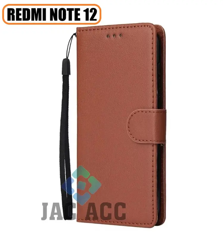 DOMPET HP PREMIUM UNTUK XIAOMI REDMI NOTE 12 NEW LEATHER FLIP CASE PREMIUM UNTUK XIAOMI REDMI NOTE 12 NEW 2023 5