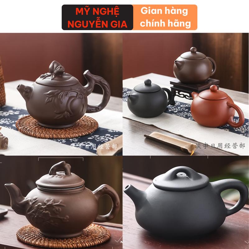 Ấm trà gốm sứ tử sa phong cách trang nhã độc đáo tạo điểm nhấn ấn tượng
