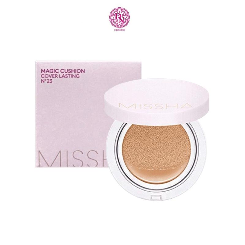 Phấn nước Missha Magic Cushion Cover Lasting Màu Hồng 17g