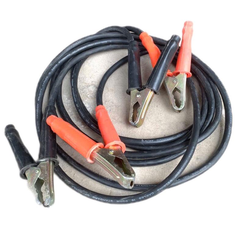 Dây câu bình acquy ô tô LOẠI LỚN chịu tải 5000A, cuộn dài 3m, nặng 2kg, vỏ bằng cao su chịu nhiệt,lõi đồng , tiết diện lớn, câu cho mọi loại xe từ o to con đến xe tải xe đầu kéo