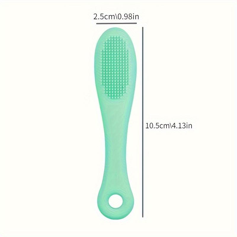 1/3pcs Soft Silicone Nose Brush Cleanses Face Removing Blackheads Cleaning Brush Nose Wing Cleaning Exfoliating Face Wash Brush Care Tool 3