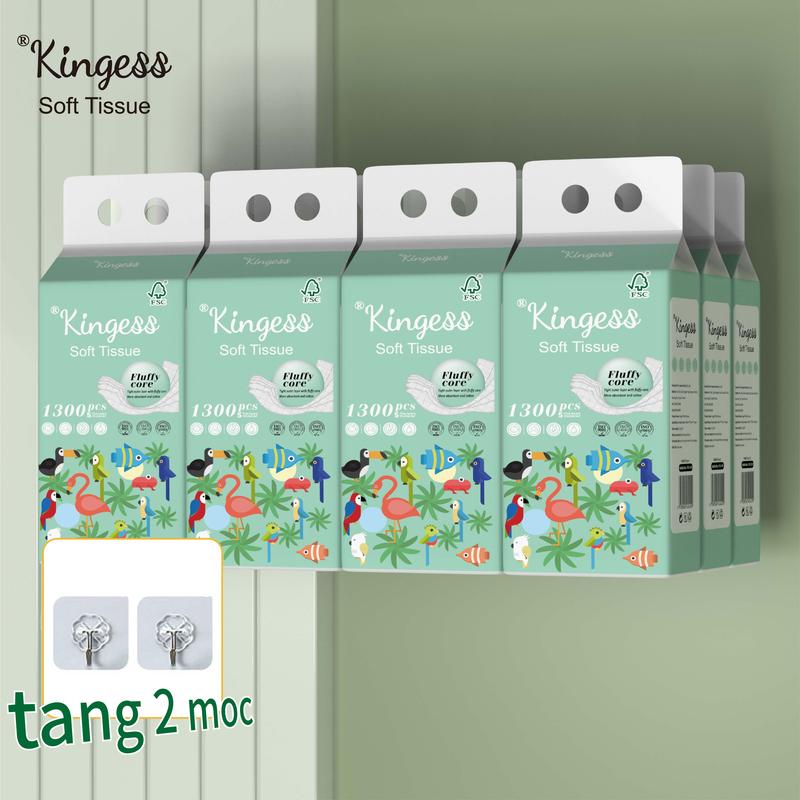 (HN_HCM) Combo 12 Bịch Giấy Rút Treo Tường NHà KINGESS 5 Lớp khangi  ay tietkiem giấy  vệ 5