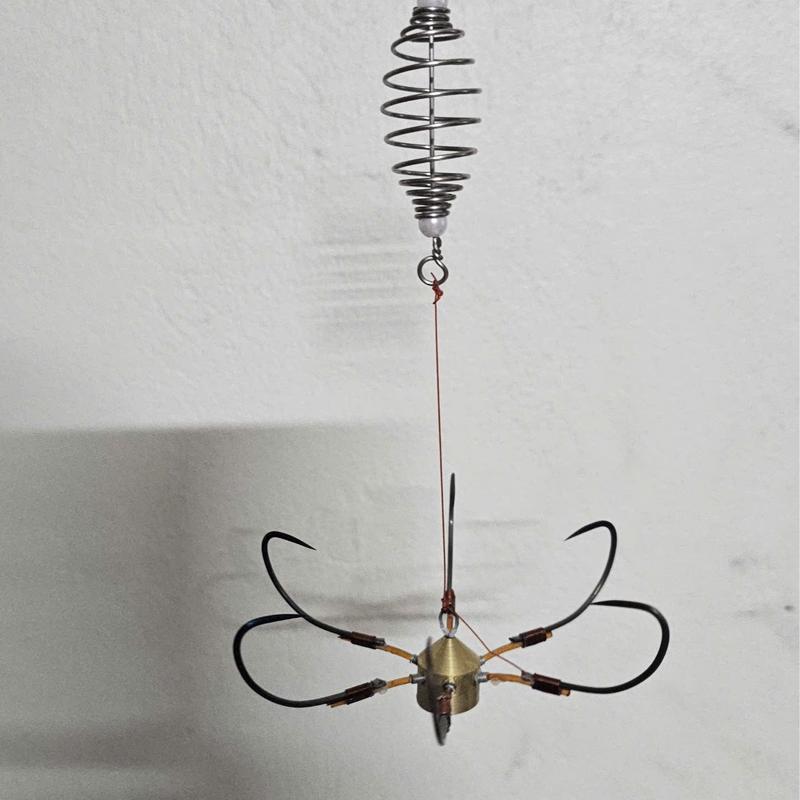 Lưỡi Câu Lục Chân Đồng Kèm Lò Xo Lăng Xê, Lưỡi Câu Cá