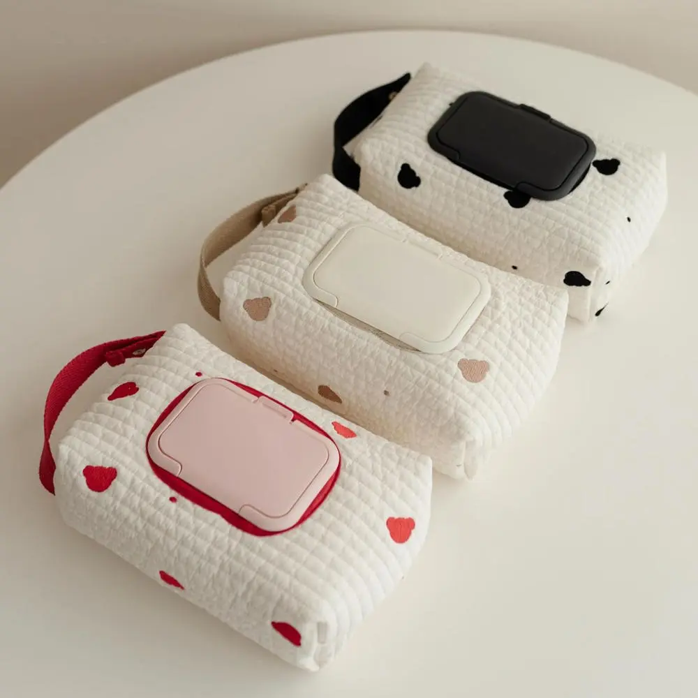 Portable Wet Wipes Case for Baby Stroller - Travel Handheld Hanging Storage Bag for Newborn & Car