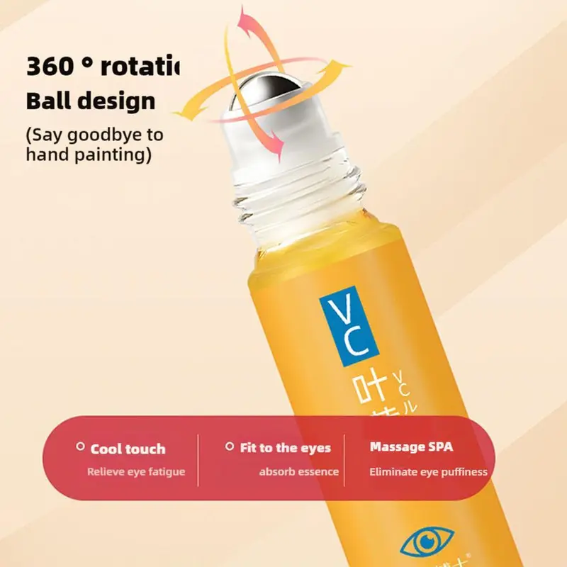 （Combo 5）Serum Mắt Lutein, 8ml, Dầu Cho Túi Mắt, Con Lăn Mắt, Dầu Dưỡng Ẩm, Giảm Bọng Mắt, W1F1 5