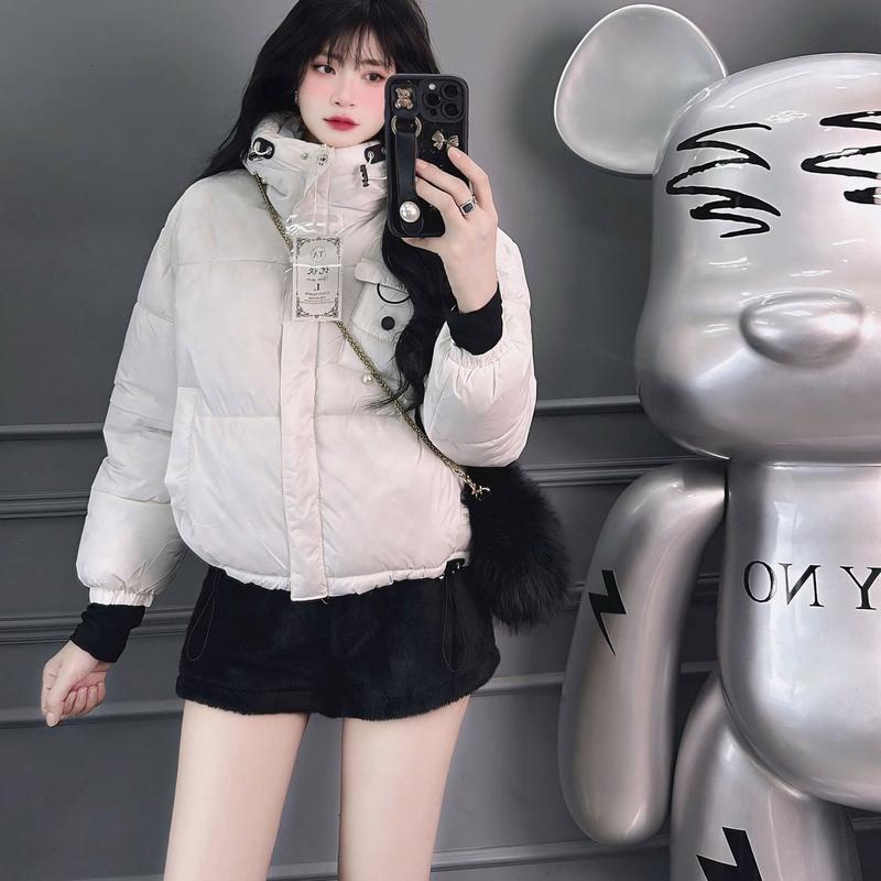 GIÁ MỞ BÁN Áo phao có mũ siêu nhẹ trân bông dày dặn Nữ