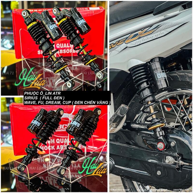  Phuộc O Lìn ATR Cho Sirius Wave Dream Fu - Không Tăng Chỉnh Phụ Kiện Xe Máy 