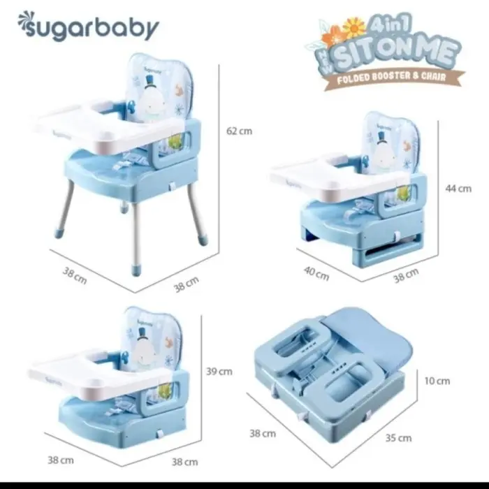 Makassar! Sugar Baby Sit On Me Booster Seat / Kursi Makan Bayi 4