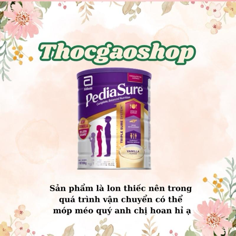   TGS 5.11   Sữa tăng trưởng  Sữa dinh dưỡng cao Pediasure giảm 25% đường hàng Úc lon 850gr cho bé 
