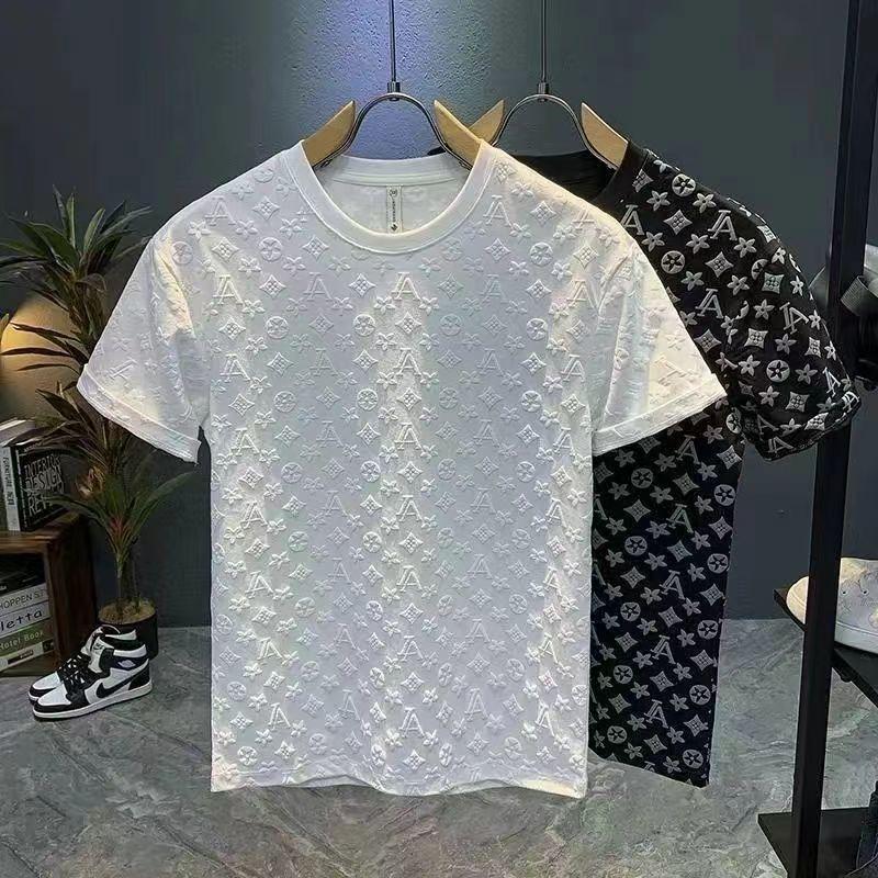 Product Introduction of Áo Thun Ngắn Tay Dáng Rộng Phong Cách Instagram Mới Mùa Hè, Áo Nam, In Phồng Hợp Xu hướng Xu Hướng 2024, Áo Thun Nam Ngắn Tay 2