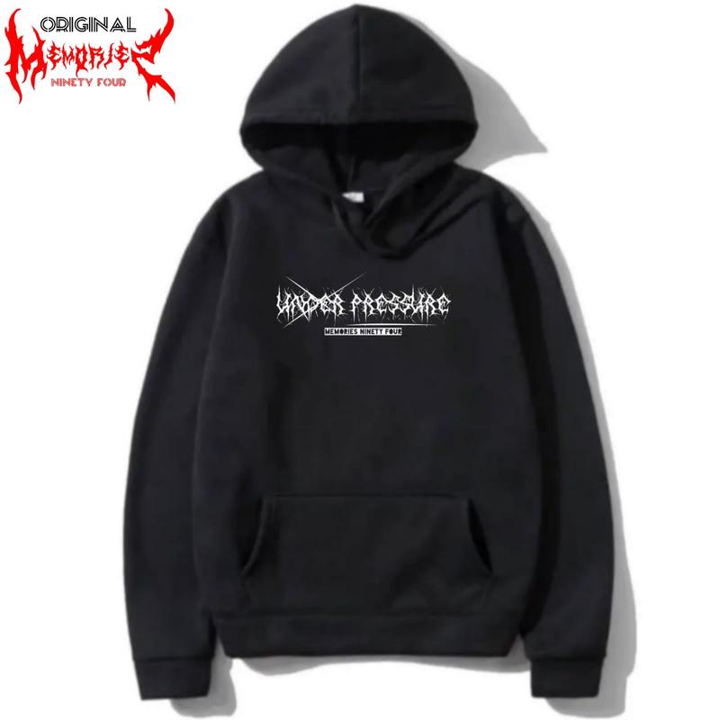 COD Hoodie Jumper motif metalTerbaru Sweater Hoodie Pria Wanita Bahan Fleece Tebal Size M-XL Keren Panjang Lembut Distro 1