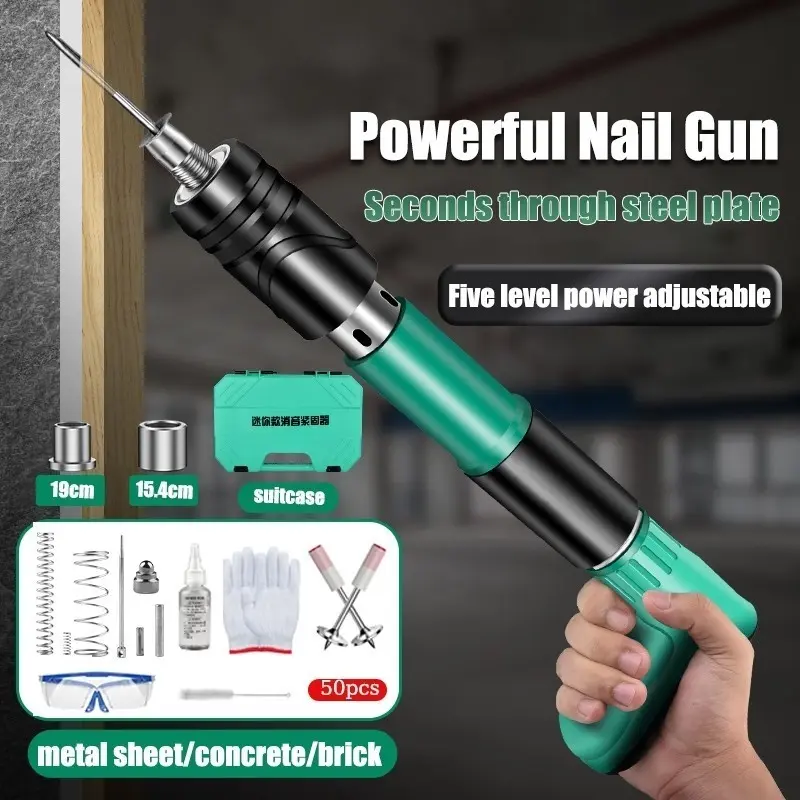 COD Nail Puncher Gun Nail Guns Concrete Steel Wall Anchor Wire - TikTok ...