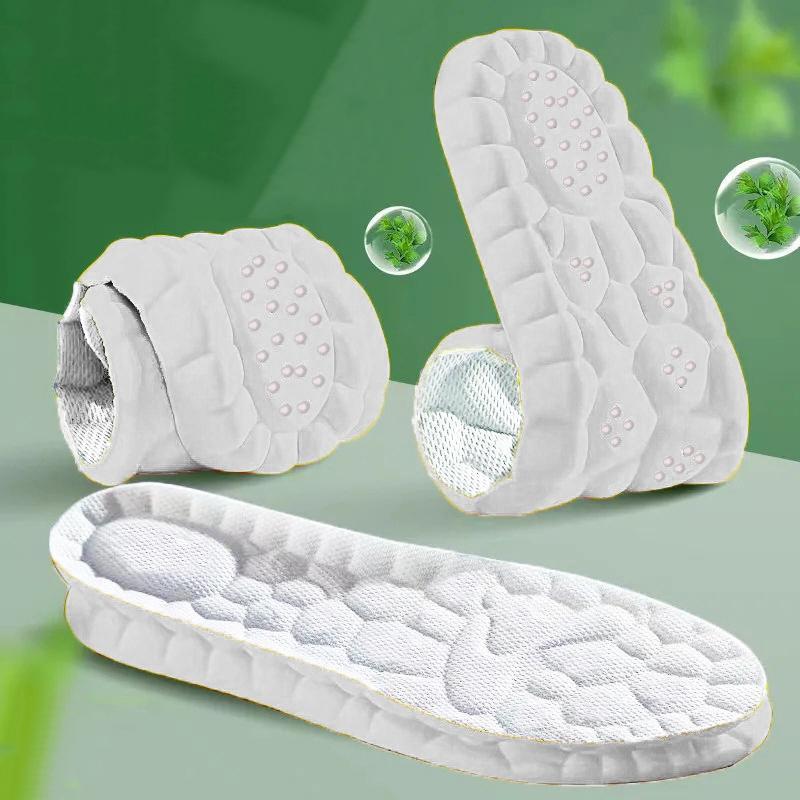 Soft Elastic Breathable Shoe Insoles, 1 Pair Comfortable Sports Insoles, Sweat Absorbent, Lightweight and Soft Insoles for Comfortable and Non Tiring Feet, Valentine's Day Gift Footwear Bedroom 2