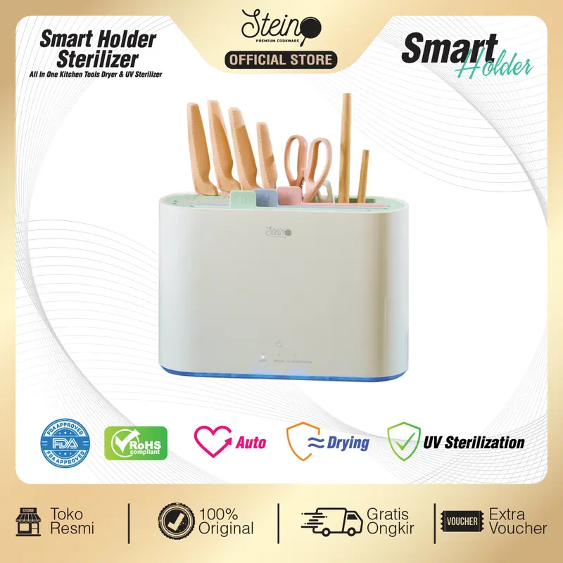 [EXCLUSIVE JORDI ONSU] STEIN Smartboard with UV Sterilizer | Alat Masak Talenan Cutting Board Sterilizer 1