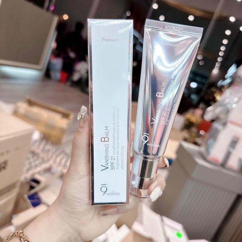 Kem dưỡng trang da 9wishes   SPF21 50ML nâng tone,chống nắng Kem Chống Nắng Sunscreen Dưỡng Ẩm Da Sun Cream Chăm Sóc Da Skincare