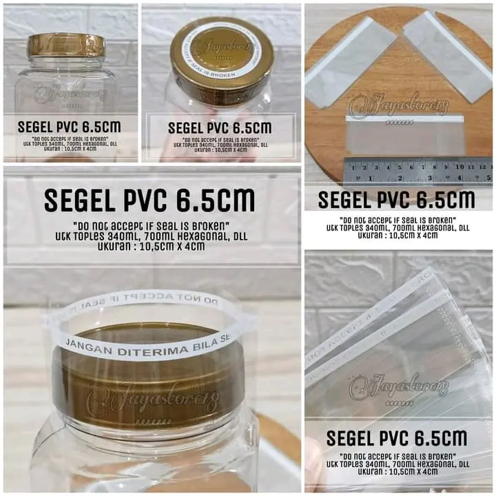 SEGEL PLASTIK TOPLES HEXAGONAL 650ML 700ML 6CM 6.5CM TOPLES DIAMETER 6.5CM 7CM JAYASTORE18
