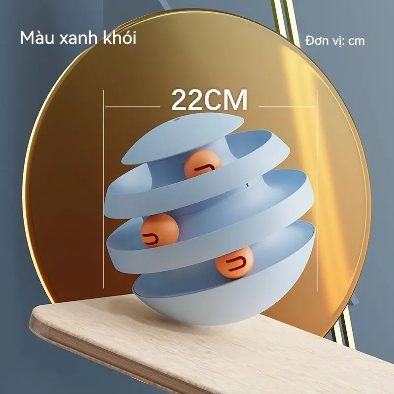 Quả bóng mèo mới đồ chơi mèo cốc mèo bàn xoay đồ tạo tác tự hài hước 8
