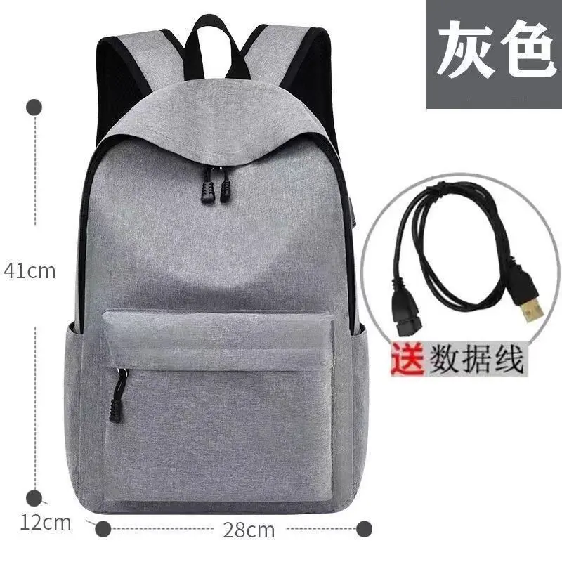 Ba Lô Giá Rẻ, Unisex, Thích Hợp Cho Học Sinh Trung Học Cơ Sở, Túi Du Lịch Nhẹ, Thiết Kế Đơn Giản, Đa Năng 3