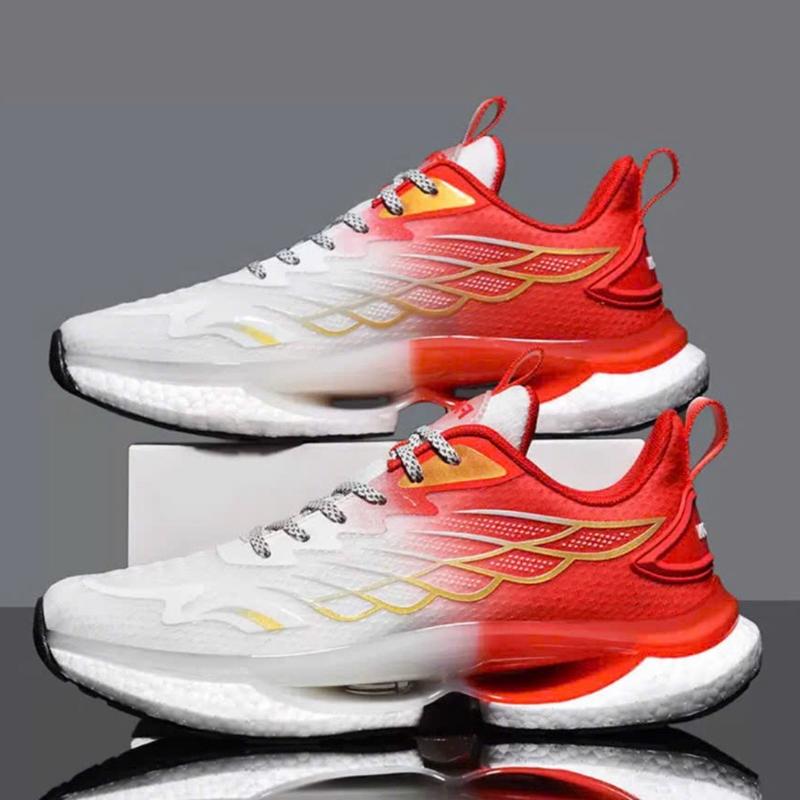 V-5 (Anh Tứ Shop) Giày thể thao nam màu đỏ, trắng thoáng khí êm chân, phong cách hàn quốc, thời trang và thể thao.2308 Sneaker Đế Bằng giay sang đôi chay hot