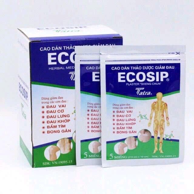 Cao Dán Thảo Dược Tatra - Gói 5 miếng