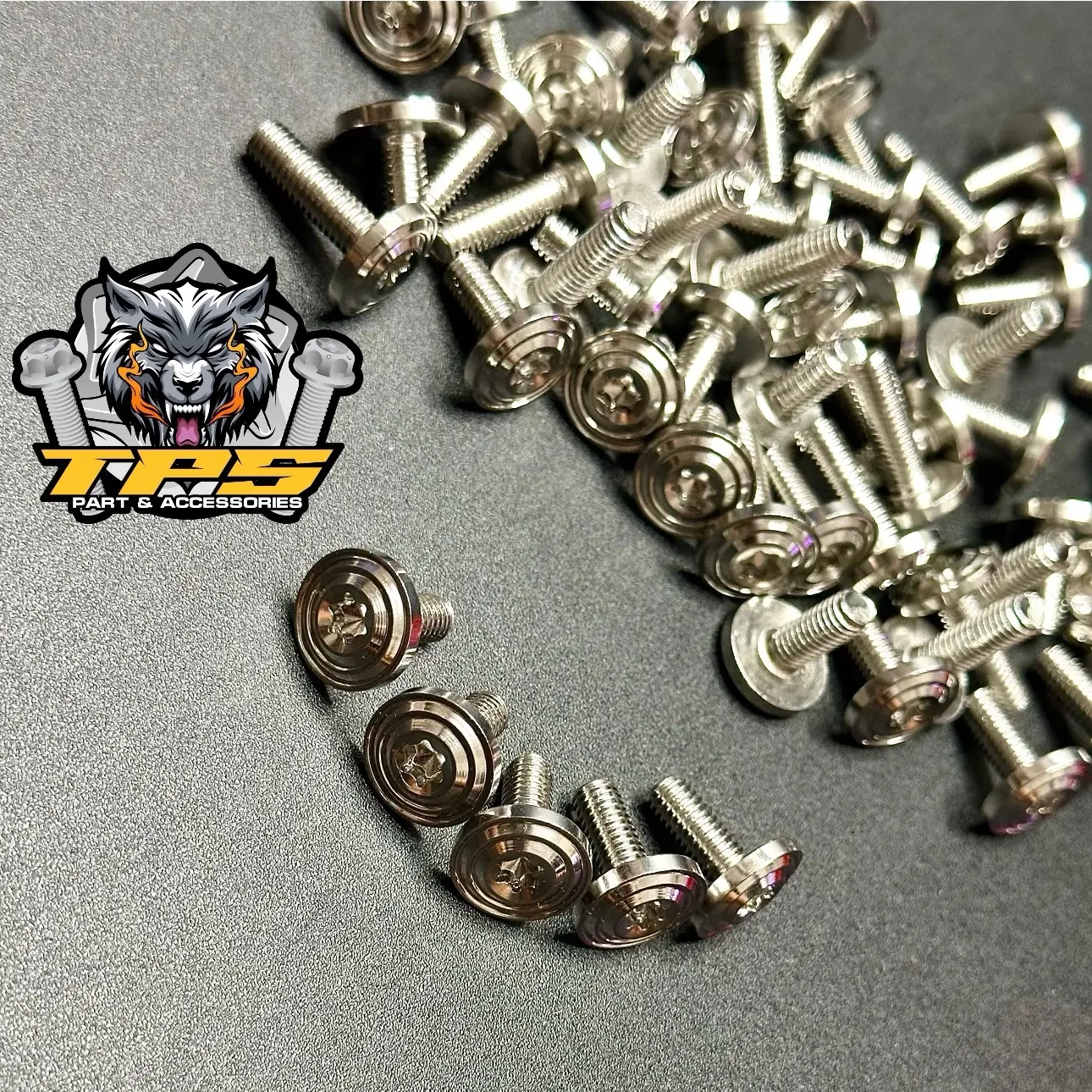Ốc Dù Thái Inox 304 TPS cho mọi loại xe máy - Ốc áo, Ốc đĩa, Ốc bửng - Cao Su Phụ Tùng xemay ốc inox