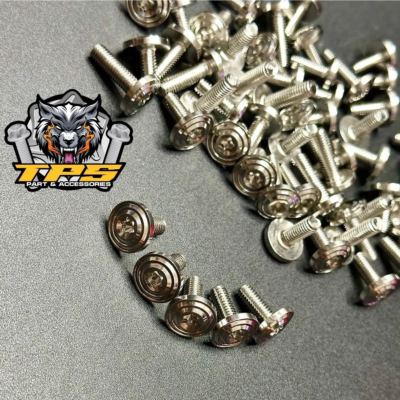 Ốc Dù Thái Inox 304 TPS cho mọi loại xe máy - Ốc áo, Ốc đĩa, Ốc bửng - Cao Su Phụ Tùng xemay ốc inox