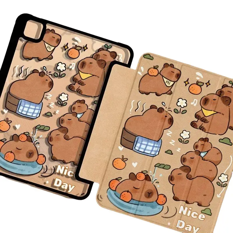 Bao Da Card Bara Mini 6, Thiết Kế Acrylic Gấp Ba, Tương Thích Với iPad Air 5, Ốp Bảo Vệ iPad Air 5 Cao Cấp 10.9 Inch, Bao Gồm Ngăn Đựng Bút, Tương Thích Với iPad Air 5, Chất Liệu Da Card, Bao Gồm Ngăn Đựng Bút Phụ Kiện 0