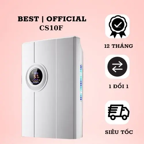 Máy Hút Ẩm Lọc Không Khí CS10F - Màn Hình LED Hiển Thị Độ Ẩm Nhiêt Độ - Loại Bỏ Độ Ẩm tối Đa 8000ml / ngày