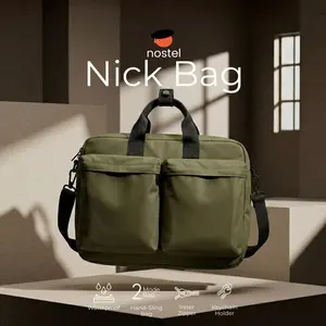 Nostel - NICK Shoulder Bag Tas Selempang Unisex Tas Kerja Kantor Laptop 14 Inch Premium Waterproof