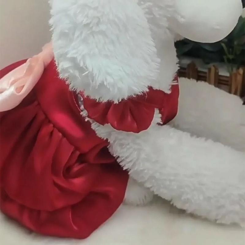 Product Introduction of thingin New Big Bow Summer Pet Clothes Soft Thin Pet Dog Skirt Elastic Pet Supplies Pet Princess Dress 18