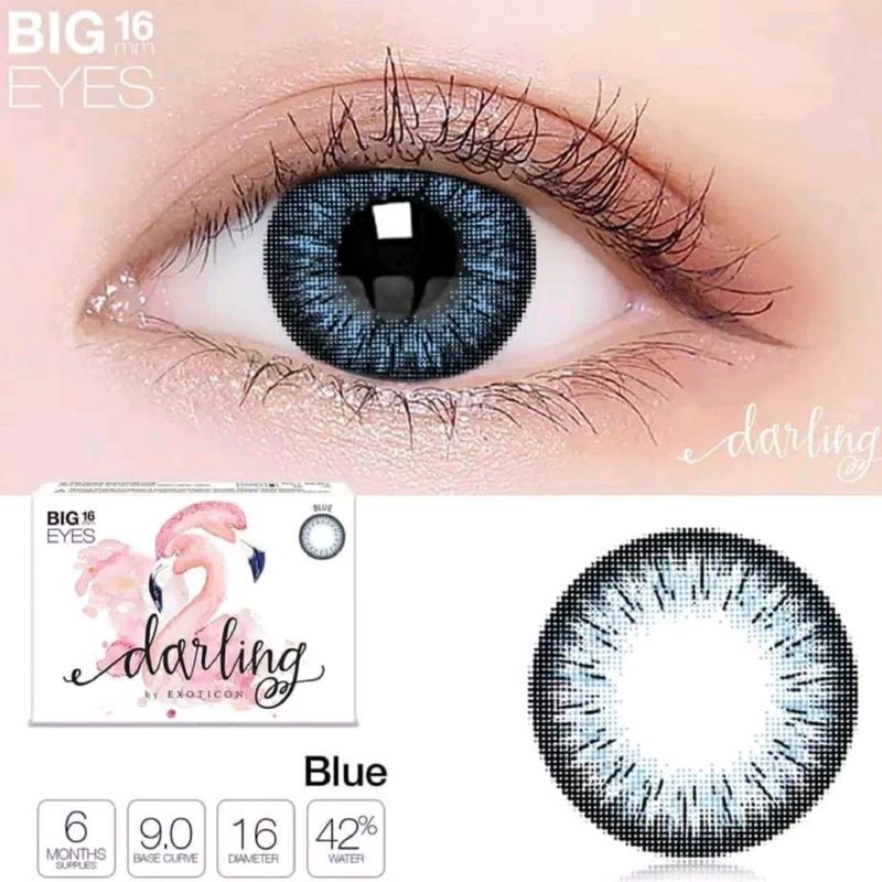 Softlens X2 DARLING 16 MM BIG EYES by EXOTICON / Softlen Soflen Warna Normal 3