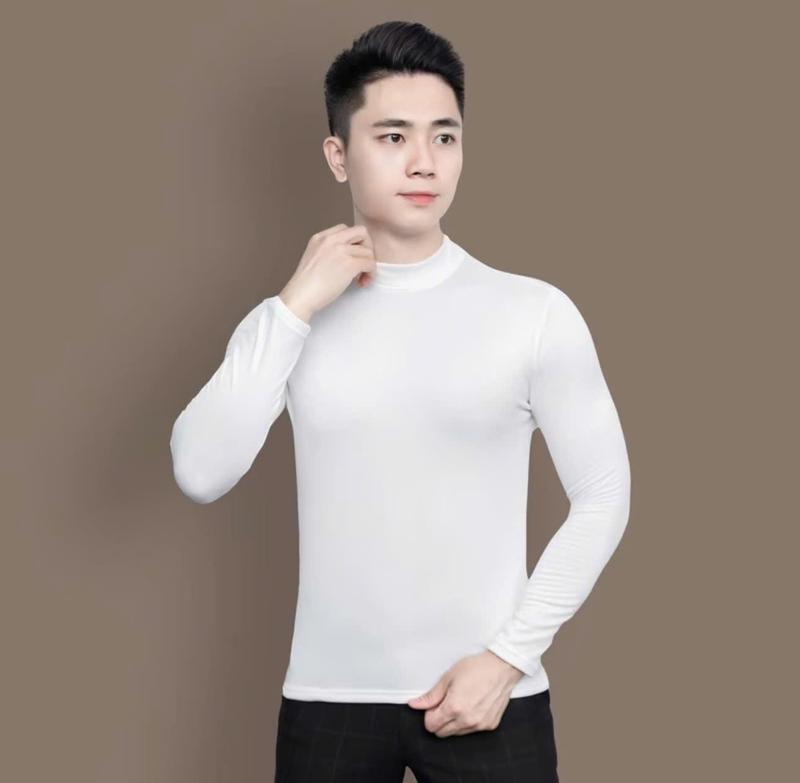 COMBO 2 Áo giữ nhiệt lót nỉ thu đông nam nữ ấm áp co giãn 4 chiều trẻ trung thanh lịch form hợp - Hoodie, Menswear Nhung 4